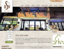 Tablet Screenshot of hotelsistov.com